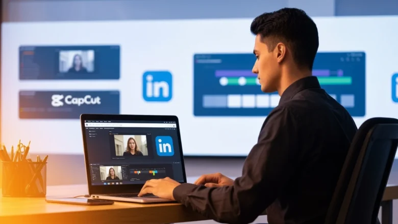 CapCut LinkedIn integration for professional video marketing