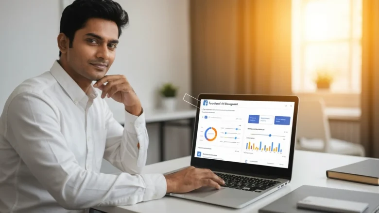 Facebook ad management dashboard showcasing automated budget allocation