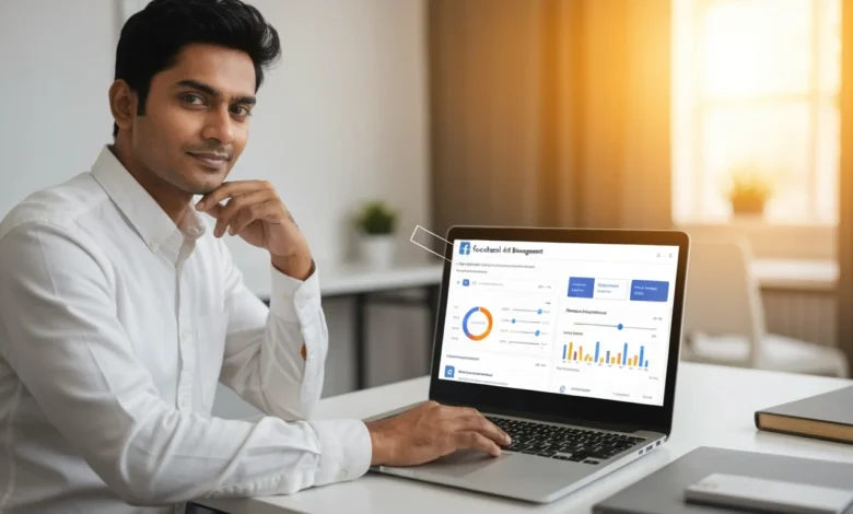 Facebook ad management dashboard showcasing automated budget allocation