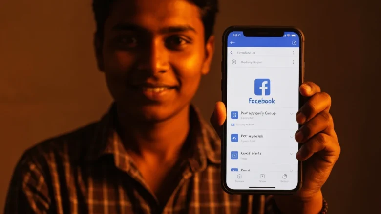 Admin moderating Facebook Community Groups with automation tools