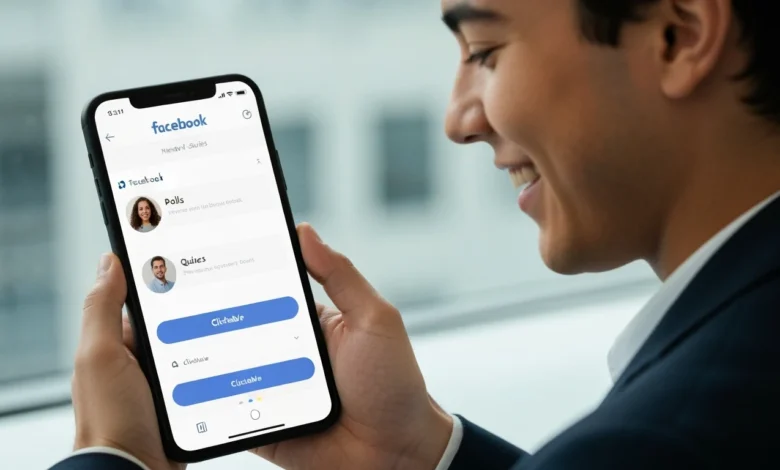 Facebook interactive stories feature for user engagement