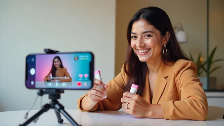 Influencer collaboration in Live Shopping