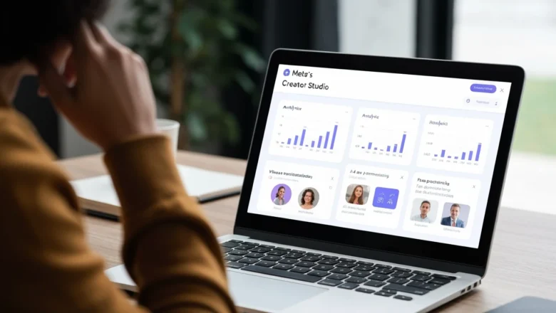 A close-up shot of a creator’s dashboard on Meta’s Creator Studio, featuring new monetization options.