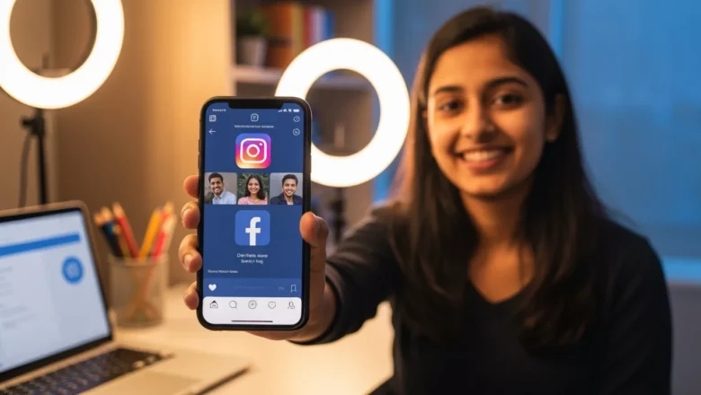 Meta story sharing across Instagram and Facebook apps