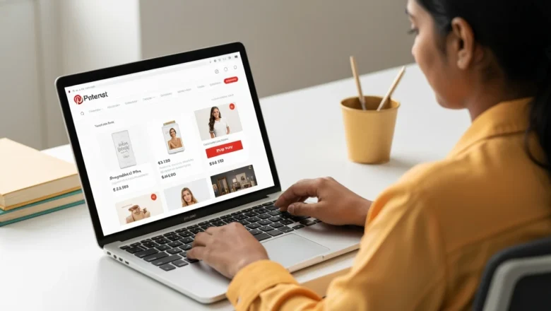 Pinterest shopping integration with targeted product ads