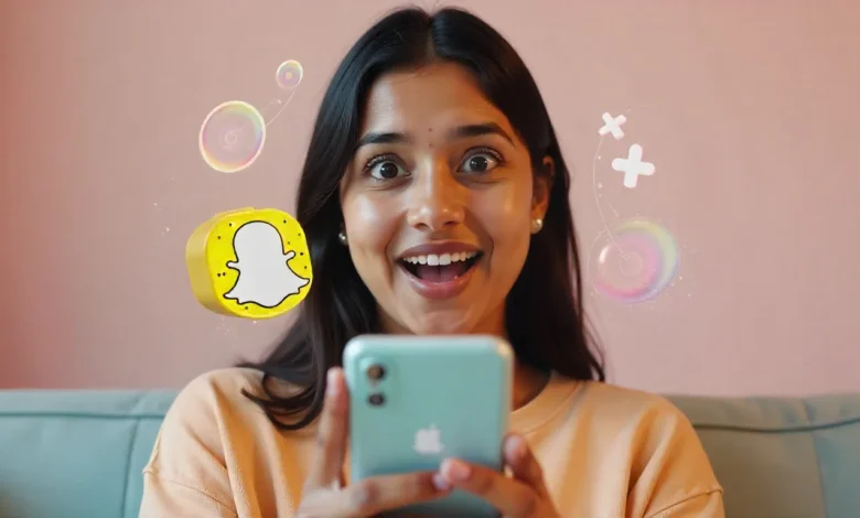 AI-Powered Lenses on Snapchat delivering interactive AR engagement