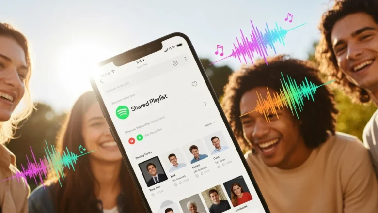 Spotify Shared Playlists feature for collaborative music listening