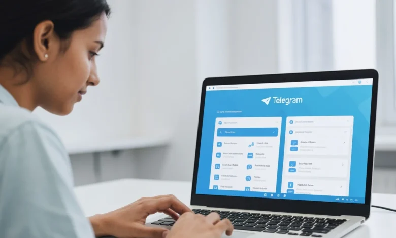 Telegram app displaying advanced group management features