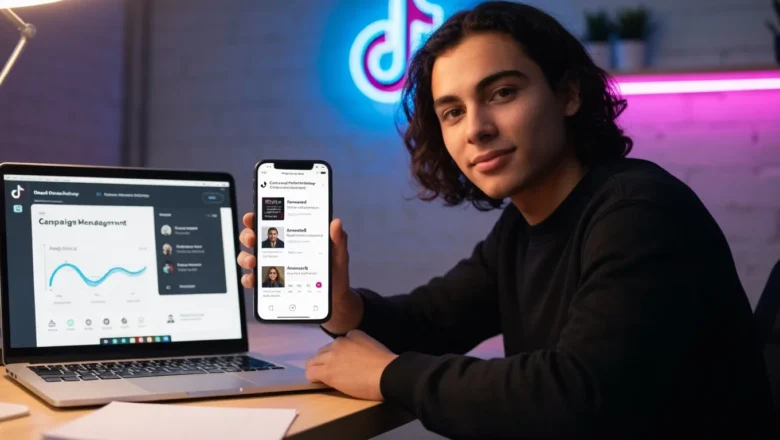 TikTok’s Creator Marketplace showing brand partnership and influencer collaboration tools.