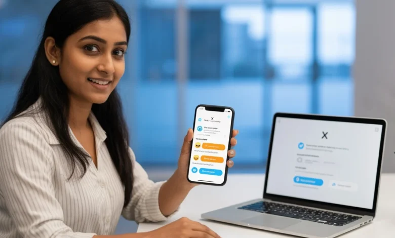 X platform customizable tweet reactions for brands
