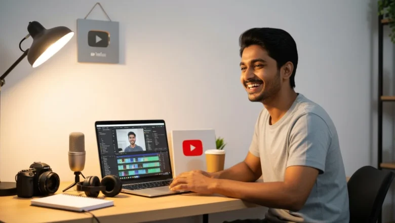 YouTube AI-Powered Thumbnail Generator creating video previews for creators