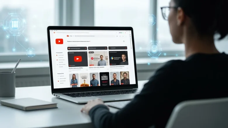 AI-powered video recommendations on YouTube, personalized content suggestions