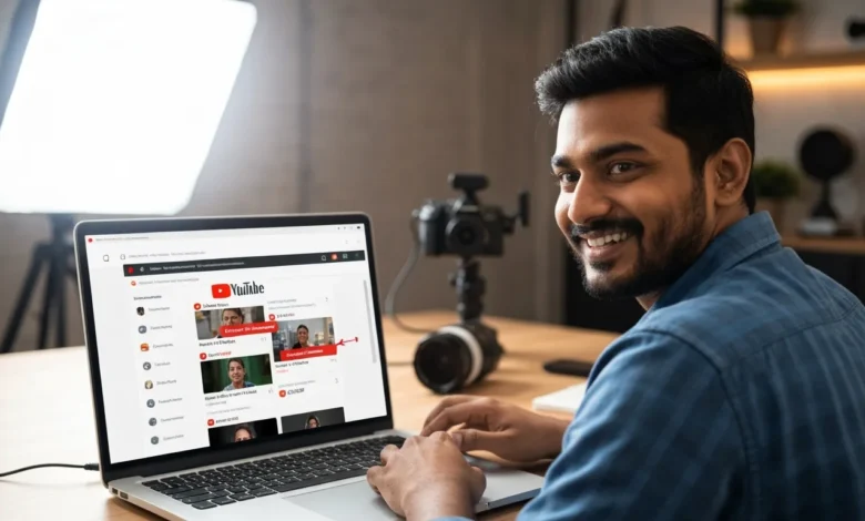 YouTube creator receiving Super Thanks donations from viewers