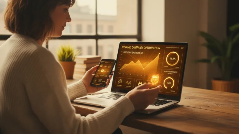 Digital marketer using AI-enabled real-time marketing tools