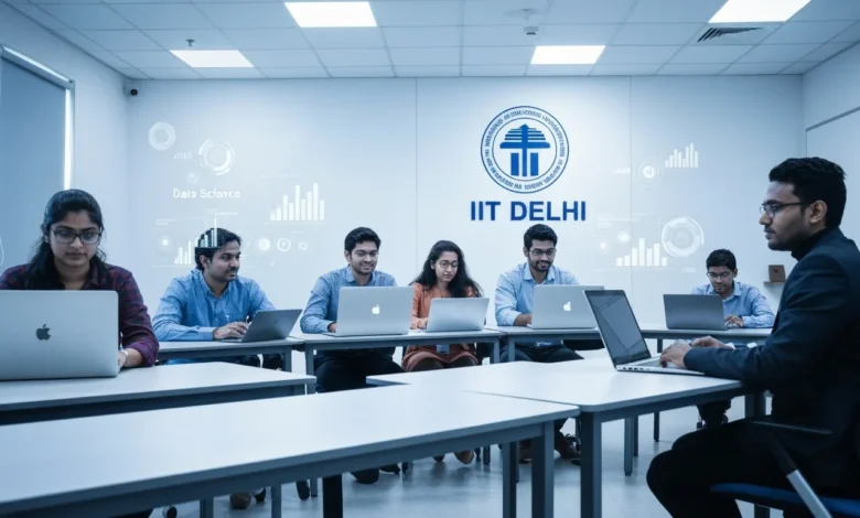 IIT Delhi Applied Data Science and AI Certificate Program classroom visual