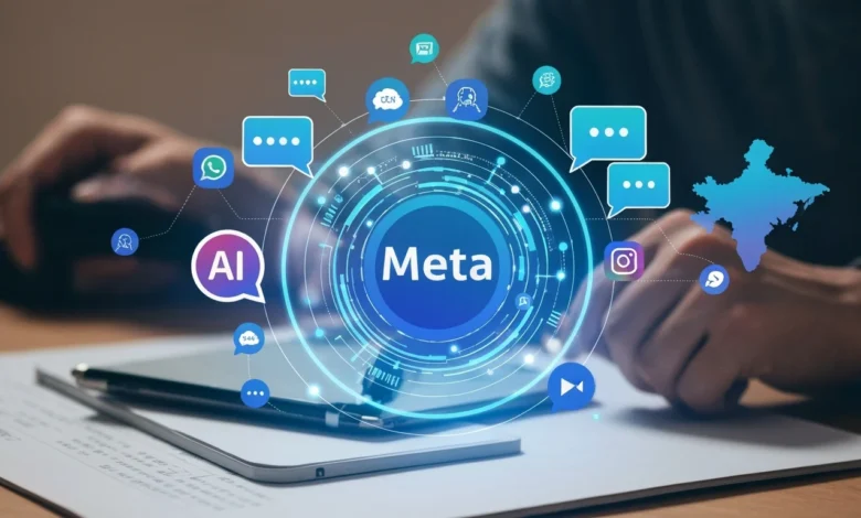 Meta AI chat data for targeted advertising in India
