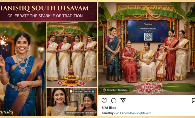 Tanishq Regional Festival Campaign Southern Cities 2025