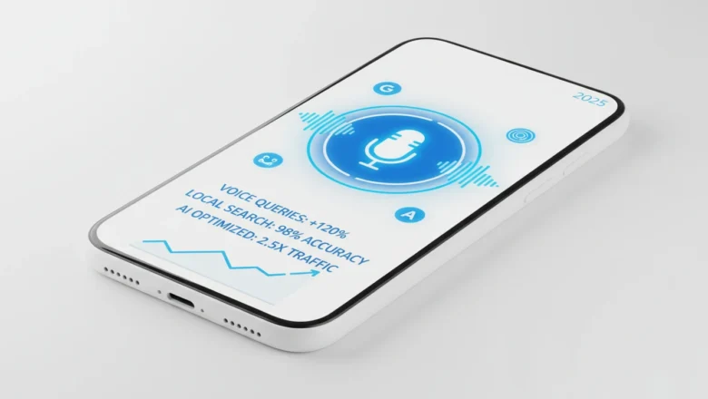 Voice Search Optimization 2025 with AI and mobile voice search