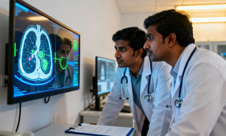Indian doctors using AI-driven diagnostic tools for lung cancer detection