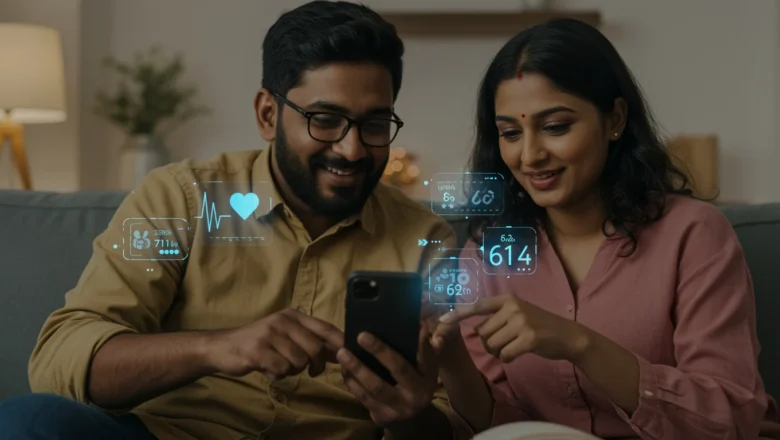 Indian adults using an AI-powered cardiometabolic wellness app for health tracking