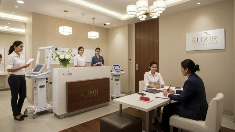 Indian wellness consumers receiving personalized regenerative medicine treatments at Elixir Wellness