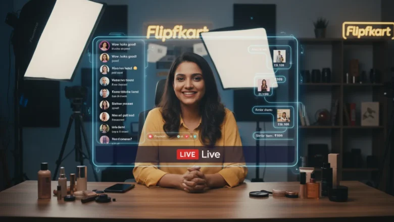Flipkart social commerce live streaming with AI recommendations