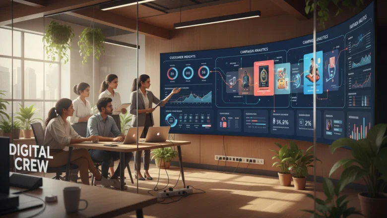 Indian marketing team working on AI-generated ads for Star Health Insurance