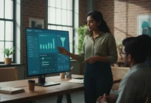 Marketing team analyzing Google Analytics festive updates with Digilogy