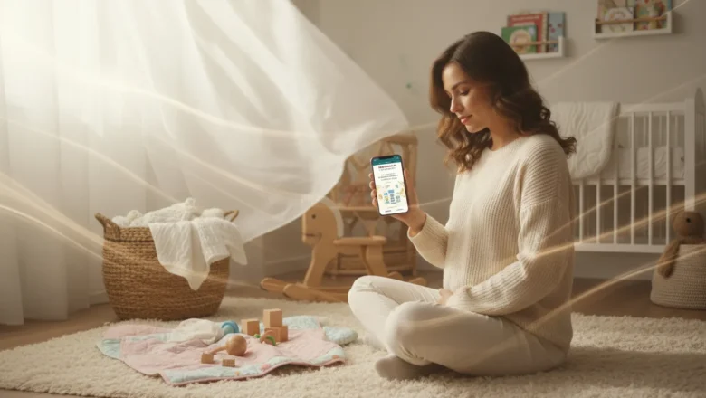 Himalaya Baby Care contextual targeted ad on parenting content