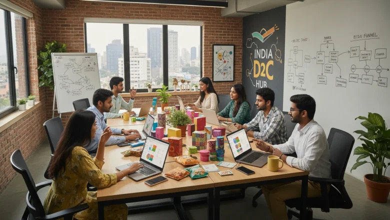 Indian D2C founders working on e-commerce branding and product strategy