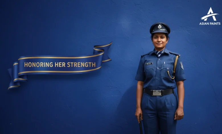 Asian Paints ‘India Wala Blue’ campaign honoring women in blue uniforms