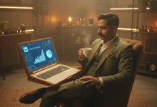 Creator using LinkedIn AI Analytics Dashboard for marketing insights