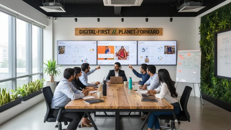 Indian marketing team planning strategies at Nestlé India