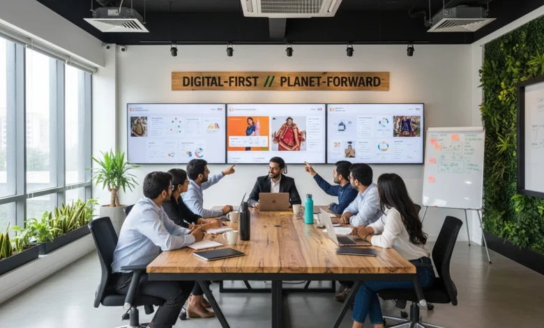 Indian marketing team planning strategies at Nestlé India