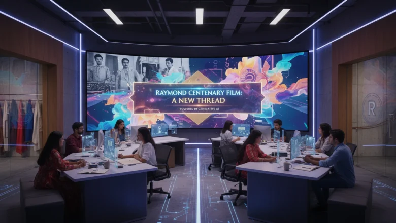 Raymond centenary film powered by generative AI blending tradition with innovation