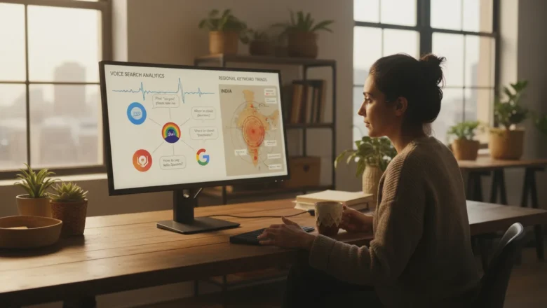 Marketer optimizing website for regional voice search performance