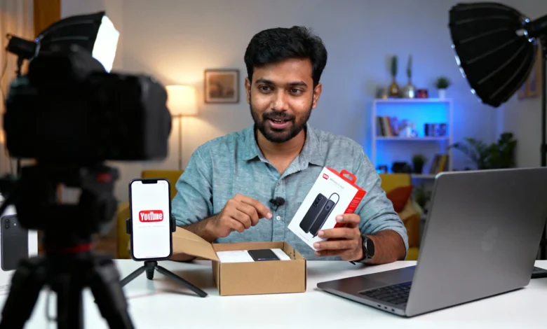 Indian shoppers watching YouTube reviews before purchasing products