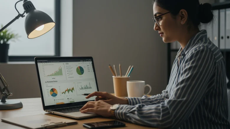 Digital marketing performance baseline analysis using traffic, engagement, and spend metrics