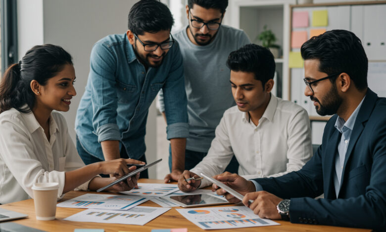 Indian marketers analyzing e-commerce consumer behavior trends