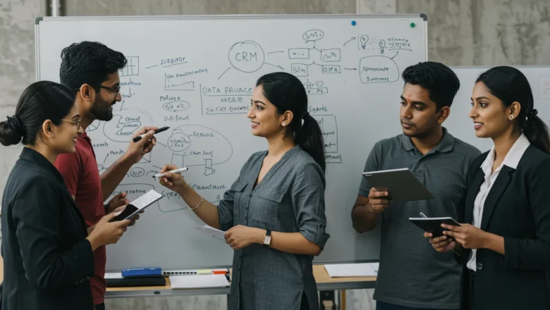 Indian team discussing first-party data strategies and privacy compliance