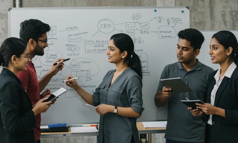 Indian team discussing first-party data strategies and privacy compliance