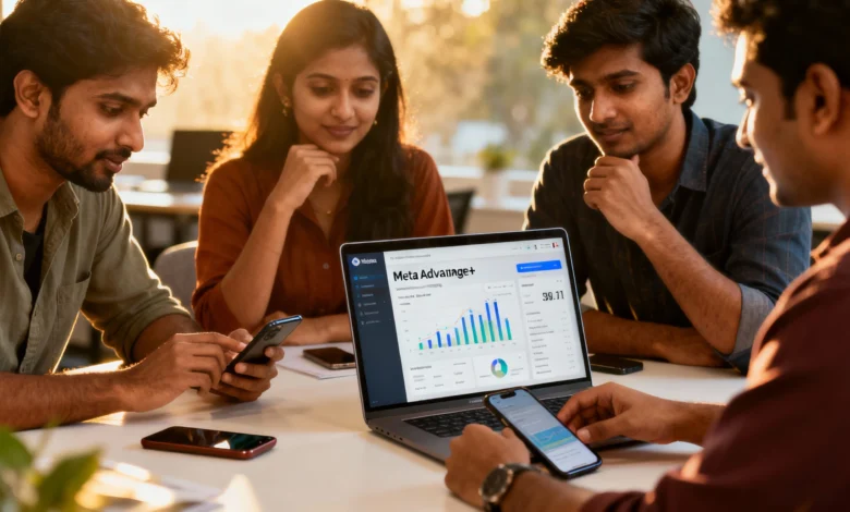 Indian D2C marketers analysing Meta Advantage+ campaign performance.