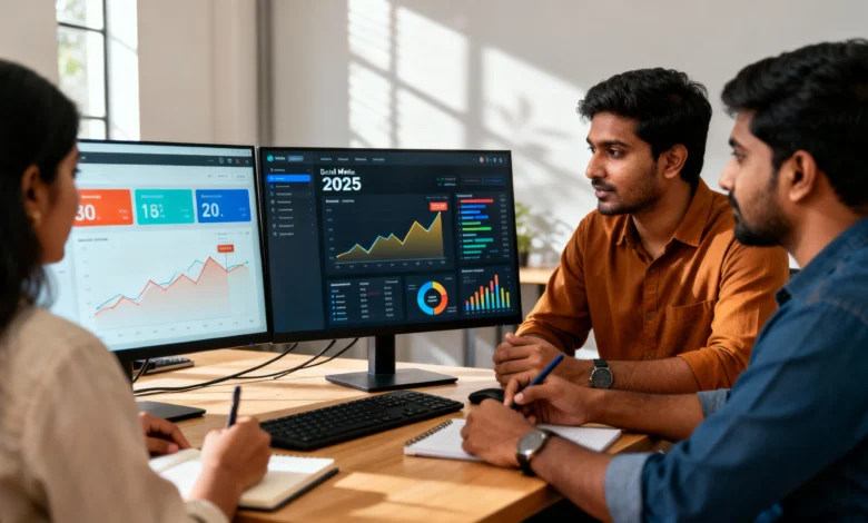 Indian marketers analyzing regional language content India growth charts