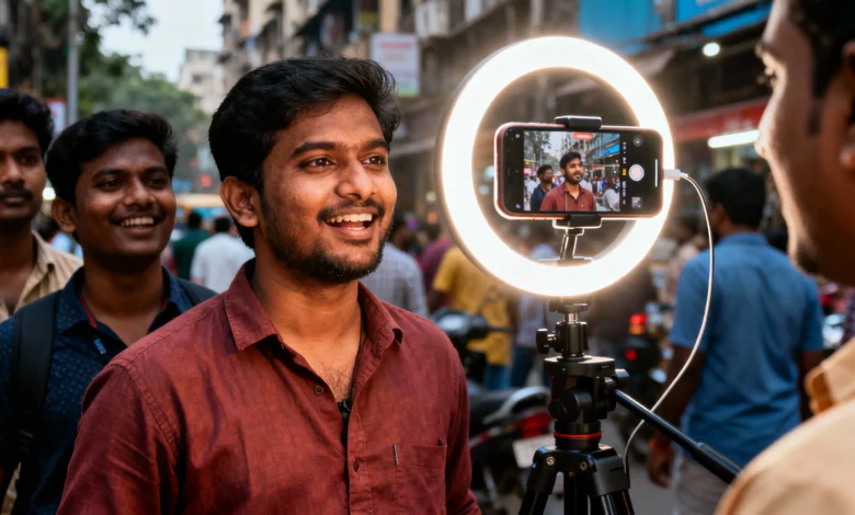 Indian creators and marketers crafting short-form video content designed for reels and shorts, highlighting how short form video marketing in India is reshaping brand visibility