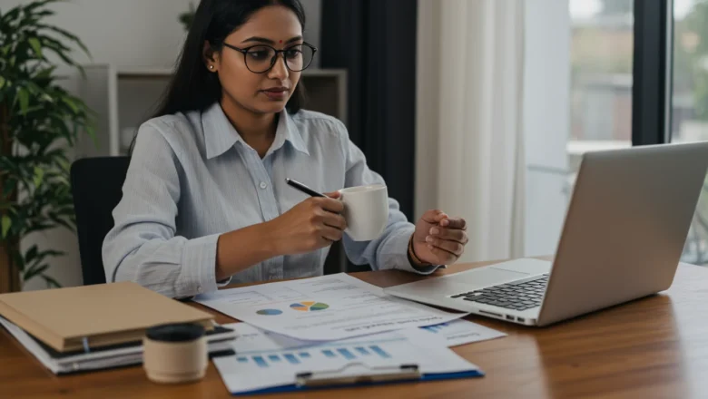 "Indian professional reviewing e-commerce regulatory guidelines"