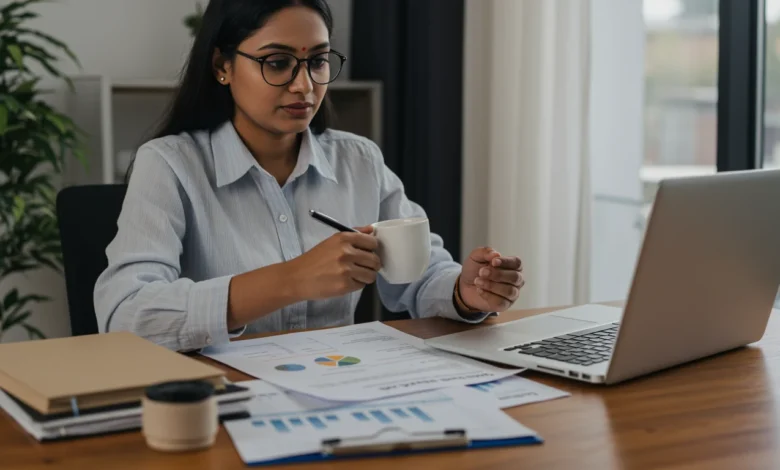 "Indian professional reviewing e-commerce regulatory guidelines"