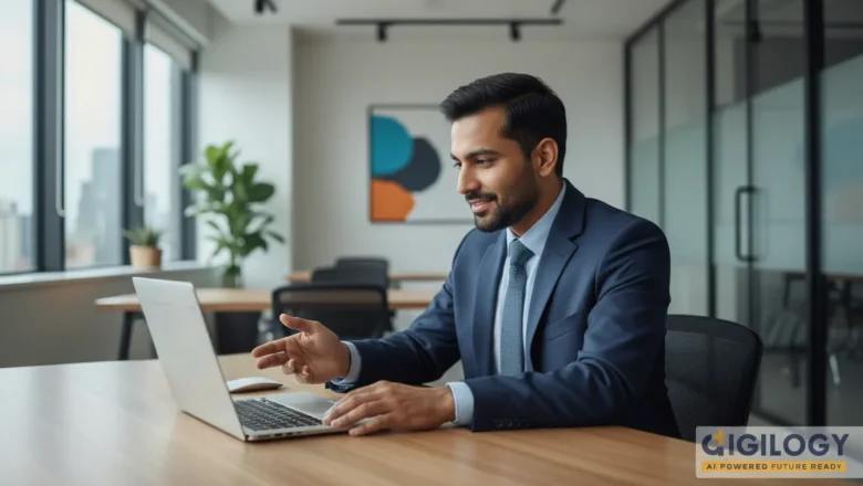 Indian digital marketing professional working with modern strategies