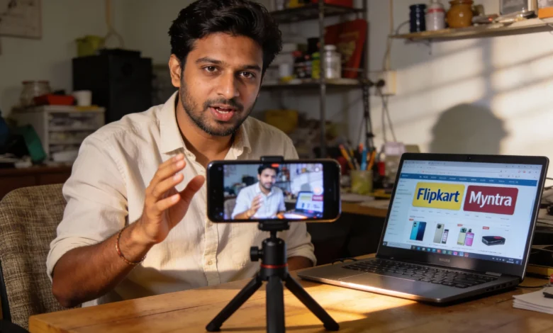 YouTube Shopping feeds showing shoppable ads on videos in India