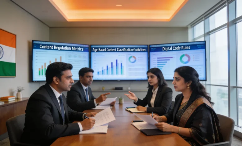 Government discusses new age-based content regulation under Digital Code Rules 2026.