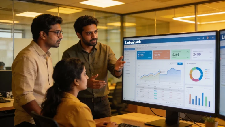 LinkedIn Ads using AI-powered job and B2B targeting to improve engagement